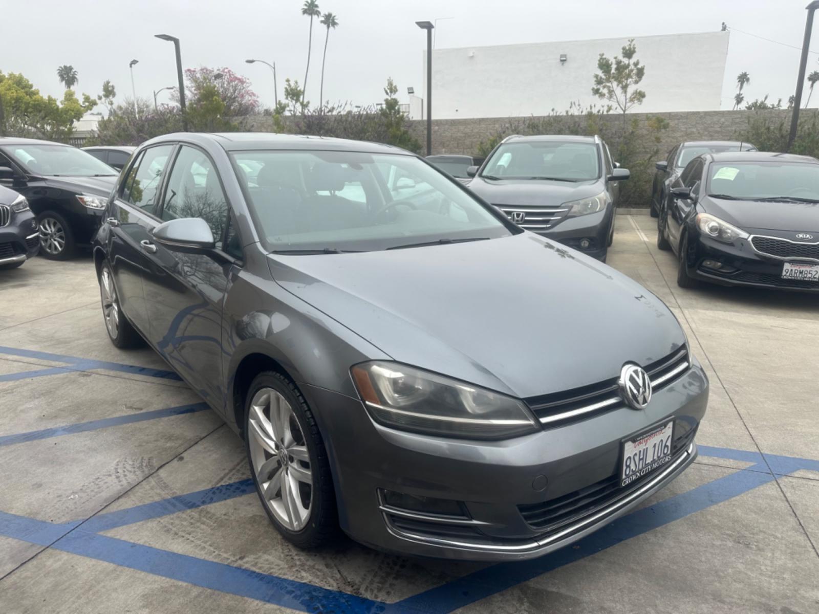 2015 Gray /Black Volkswagen Golf Leather (3VW217AU1FM) with an 4 Cylinder engine, Automatic transmission, located at 30 S. Berkeley Avenue, Pasadena, CA, 91107, (626) 248-7567, 34.145447, -118.109398 - Photo #7
